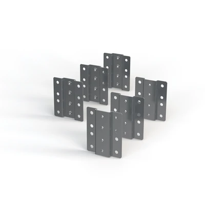 Pattes pour montants verticaux 19"